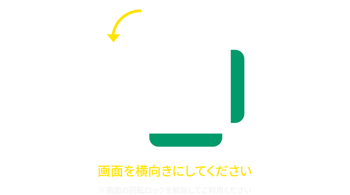 画面の向きについて