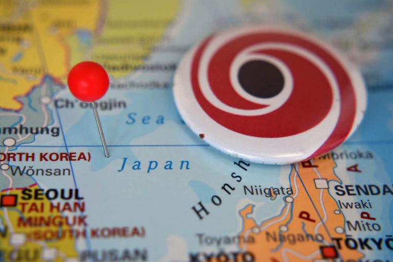 日本に上陸した台風