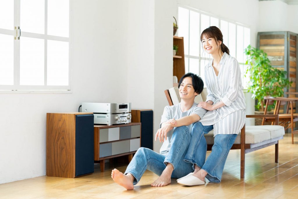 木造住宅で暮らす夫婦