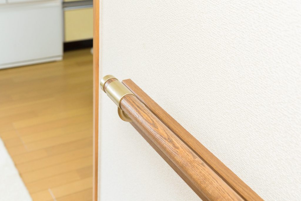 手すりのある廊下