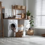 清潔感のあるランドリールーム