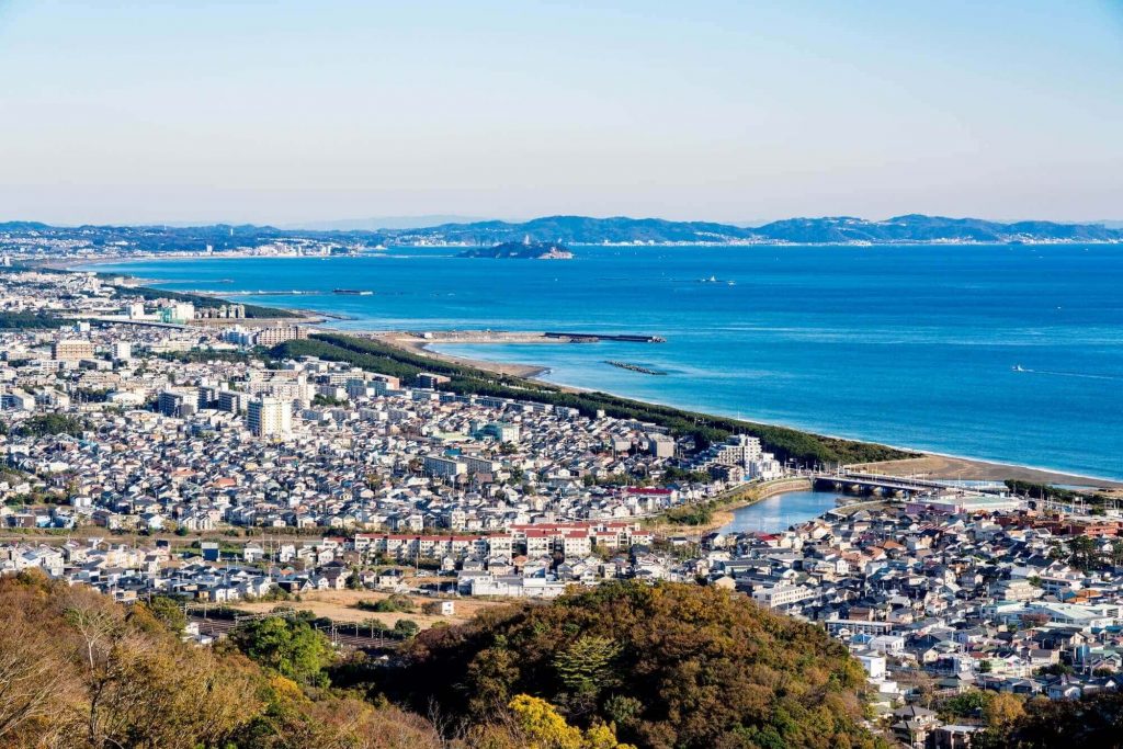 神奈川の海と街