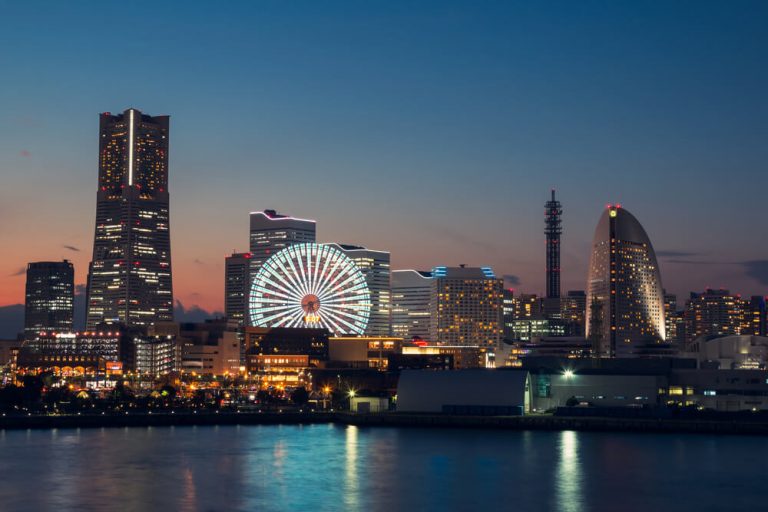 横浜市の夜景