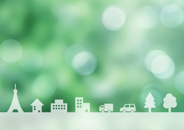 街並みの切り絵