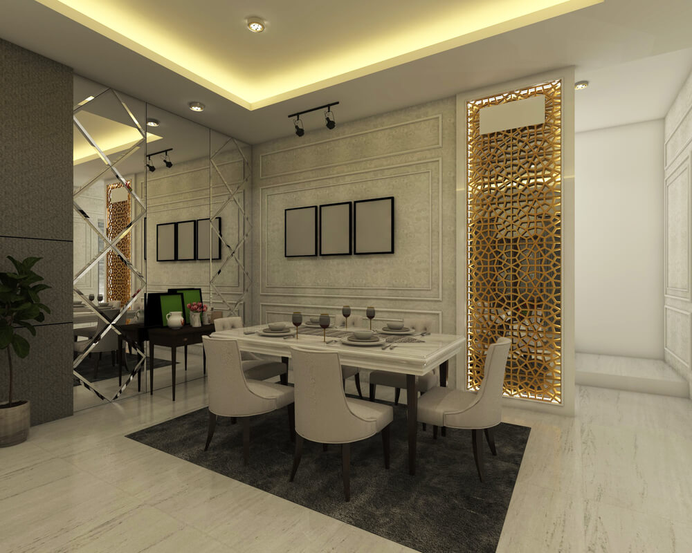 間接照明がおしゃれな部屋