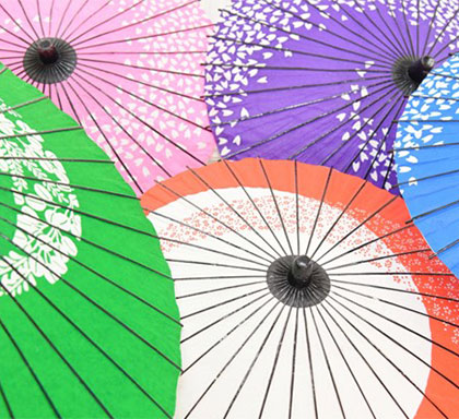ミニ和傘絵付け体験