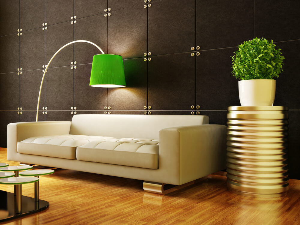 グリーンのスタンドライト